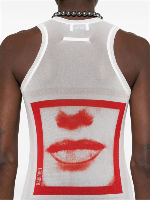 Abito con stampa occhi e labbra JEAN PAUL GAULTIER | 2430FRO250T553013014